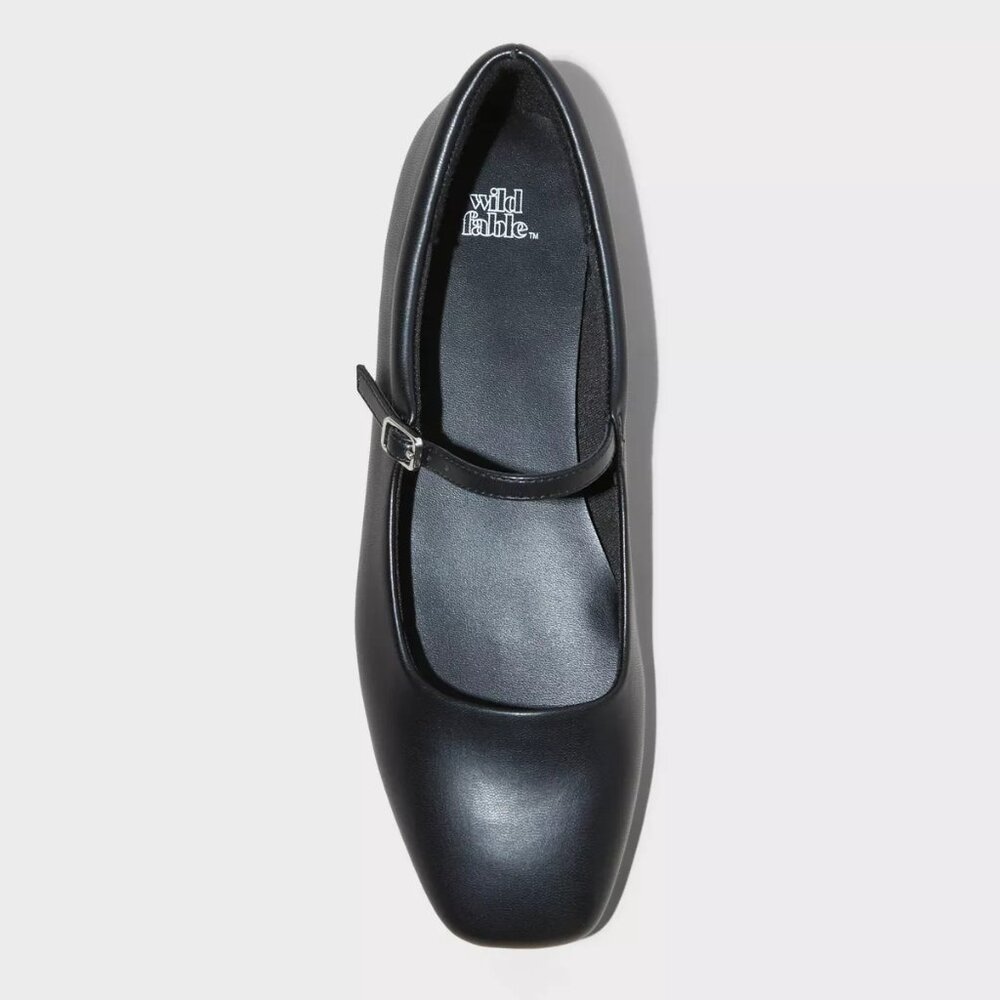 Target - Elsa Mary Jane Ballet - Wild Fable - Black Sz 8 - NWT